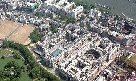 Aerial view of Whitehall