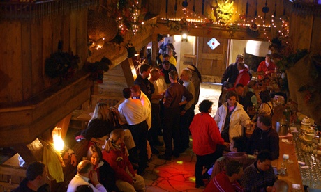 Trofana Alm bar, Ischgl, Austria