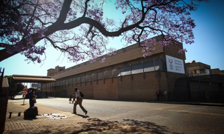 Kgosi Mampuru prison, Pretoria, where Oscar Pistorius is due to serve his sentence, viewed from a street