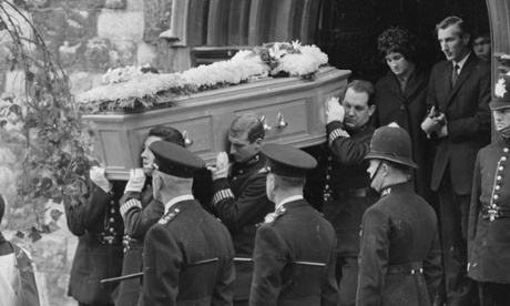 Harry Roberts police officers' funeral