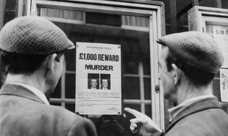 reward poster for Harry Roberts, John Duddy and John Witney