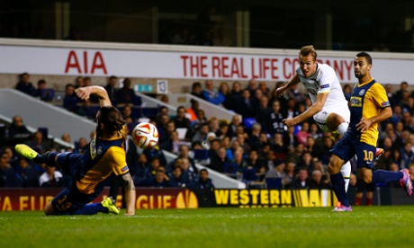 Another cracking goal for Harry Kane in the Europa League.