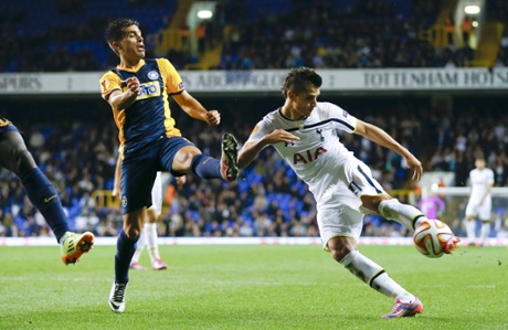 Lamela scores his second.