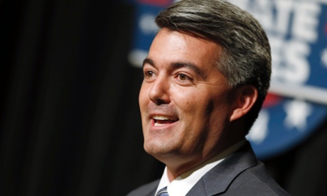 Republican challenger representative Cory Gardner