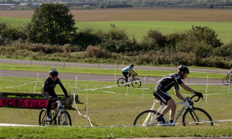 Riders on the Redbridge course.