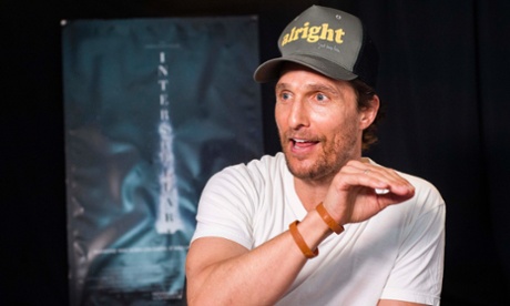 Matthew McConaughey promotes Interstellar.