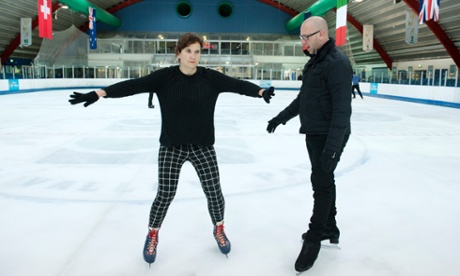 Sophie learns to keep her balance.