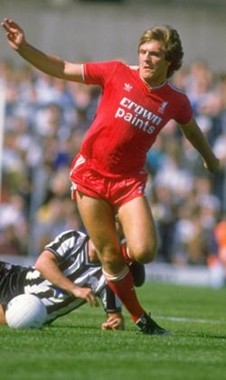 Jan Molby in action for Liverpool at Newcastle in 1985.