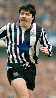 Mick Quinn, circa 1990 with Newcastle.