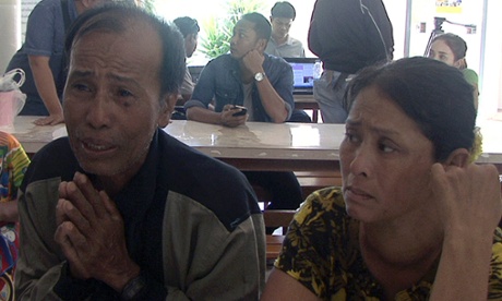 The parents of Win Zaw Htun.