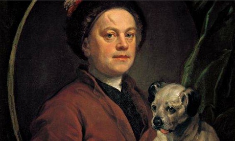 William Hogarth: The Painter and his Pug, 1745.