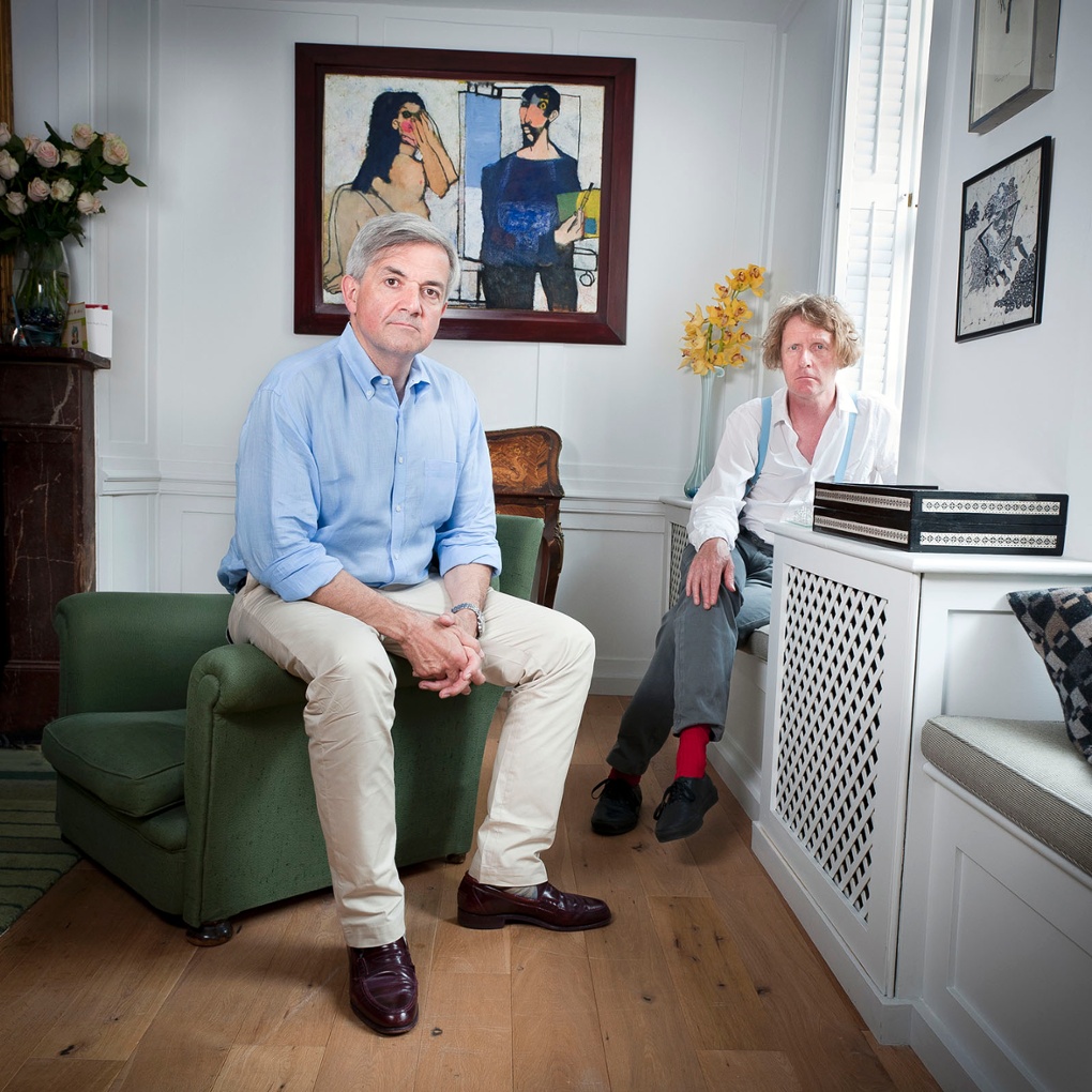 Chris Huhne with Grayson Perry on Who Are You?