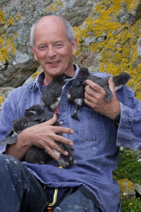 Tim Birkhead on Skomer Island