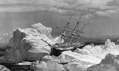 An 1851 illustration showing the HMS Investigator, lost during the 1848 search for the Franklin expedition