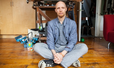 Illustrator Alexis Deacon at his home‑cum-studio in south London.