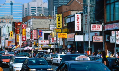 Chinatown in Toronto.