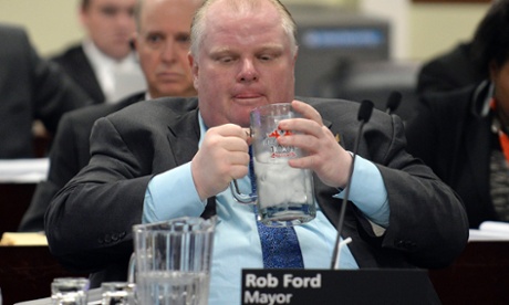 Rob Ford at Toronto City Hall.