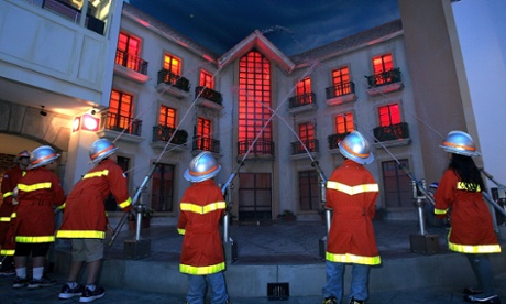 Junior Japanese firefighters