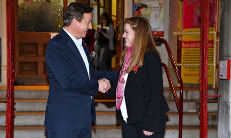 Cameron with Kelly Tolhurst
