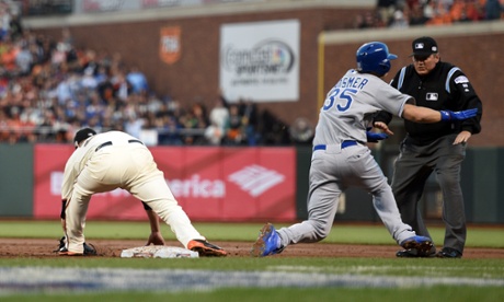The play was as messy as it looked, and it cost the Giants big time in the third inning.