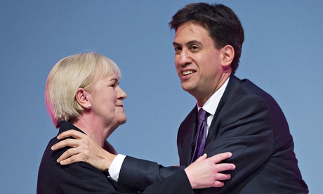 Johann Lamont and Ed Miliband 