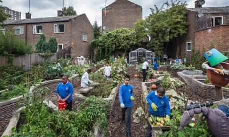Children from a primary school in Battersea.