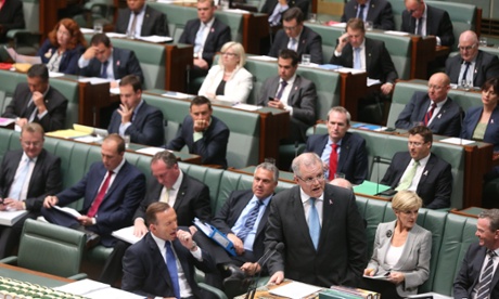 Immigration minister Scott Morrison during question time.