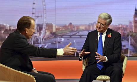 Michael Fallon speaks on BBC's Andrew Marr Show on Sunday
