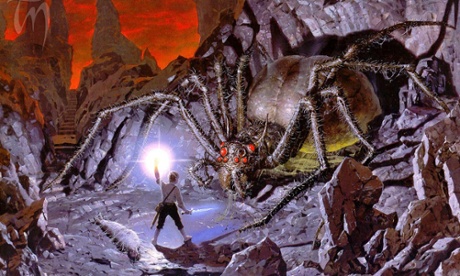 Shelob's retreat, illustration Ted Nasmith