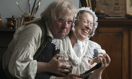 Timothy Spall and Marion Bailey in Mr Turner