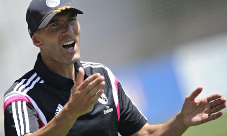 Zinedine Zidane, coach of Real Madrid Castilla