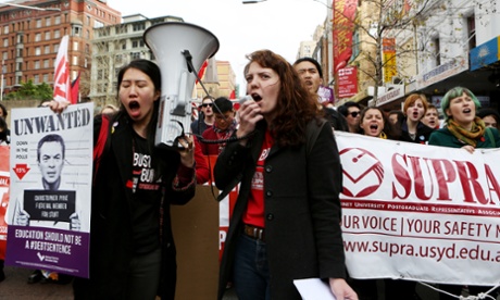 student protest Australia