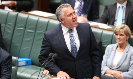 Treasurer Joe Hockey during question time.