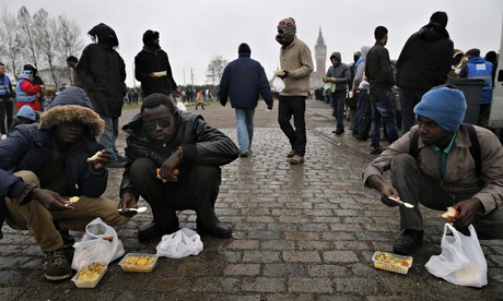 Migrants in Calais