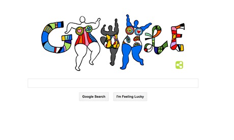 Niki de Saint Phalle Google doodle 