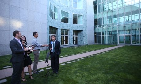 Shadow environment minister Mark Butler alone again on climate change.