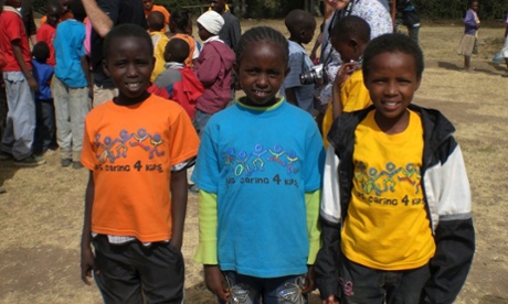 A Kids Caring 4 Kids scheme in Kenya.