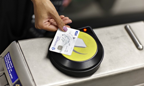 Contactless tube payments