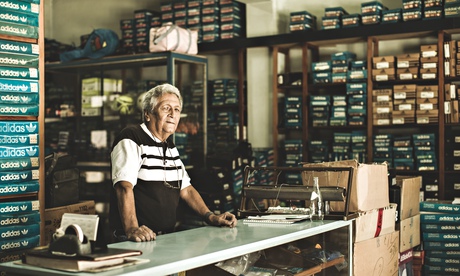 Carlos Ruiz, 75, owner of the sportswear shop in Buenos Aires