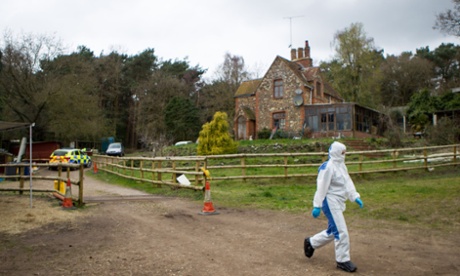 Farnham murder scene