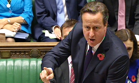 David Cameron at Prime Minister's Questions