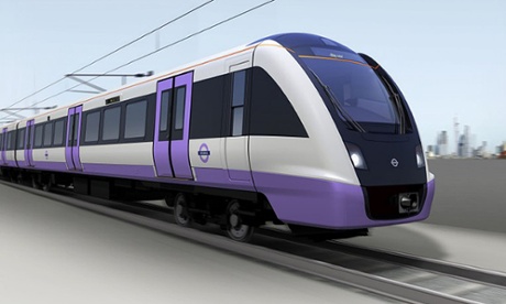 How a Crossrail train might look.
