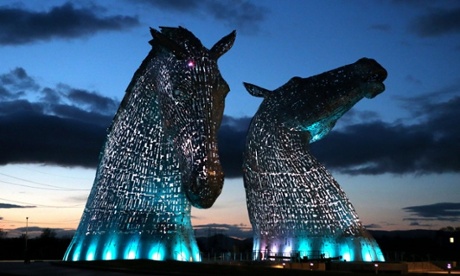 The Kelpies in Falkirk