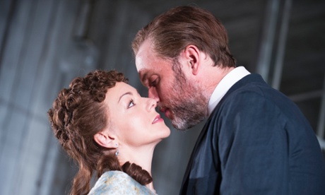 Psychological drama ... Sheridan Smith and Daniel Lapaine in Hedda Gabler at the Old Vic.