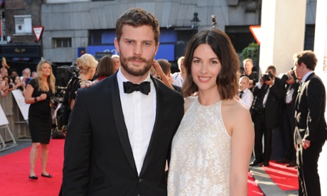 Family man: with his wife Amelia Warner.