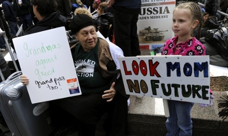 Us Money occupy children poverty