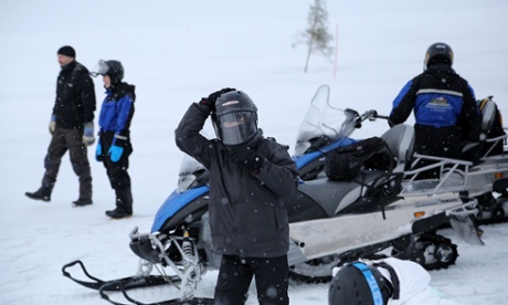 Maddy ready for the skiddoo