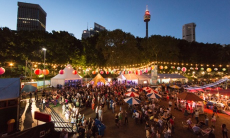 Sydney Festival Village, Hyde Park (Photo by Jamie Willams/Sydney Festival)Sydney Festival 2014