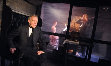 Hilton McRae as the jealous Pozdynyshev in a production of The Kreutzer Sonata