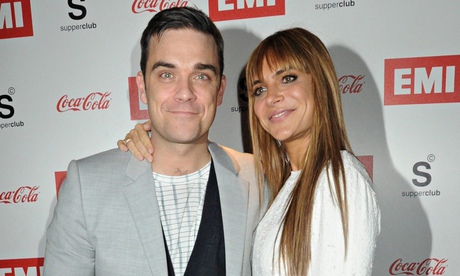 Robbie Williams and his wife, Ayda Field